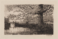 KG 09201
<br/>
'Rambles in Holland': Weidelandschap met eik aan een sloot
<br/>
<em>Stark, Elias (1849-1933)</em>